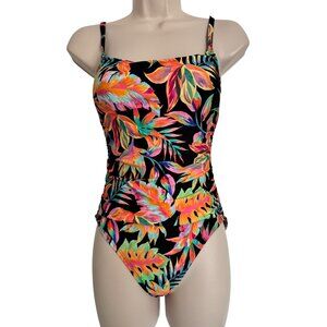 La Blanca UPF 50+ One Piece Size 4 Padded Adjustable Straps NWT Full Bottom